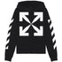 Off-White Blue Monalisa Oversized Fit Black Hoodie S